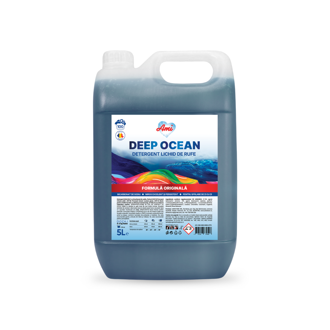 Detergent lichid de rufe AMI DEEP OCEAN, 5L