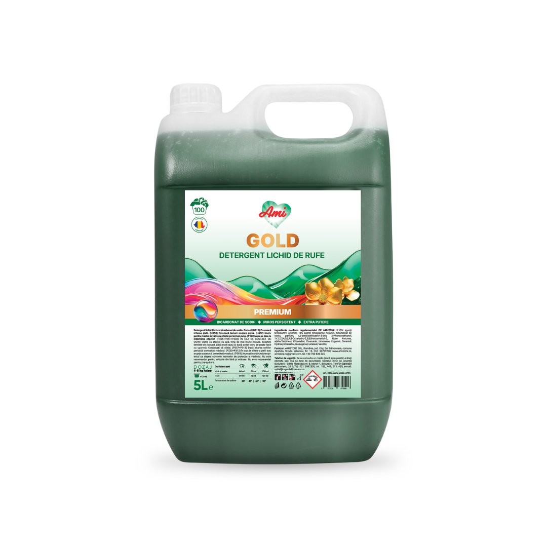 Detergent lichid de rufe AMI GOLD, 5L