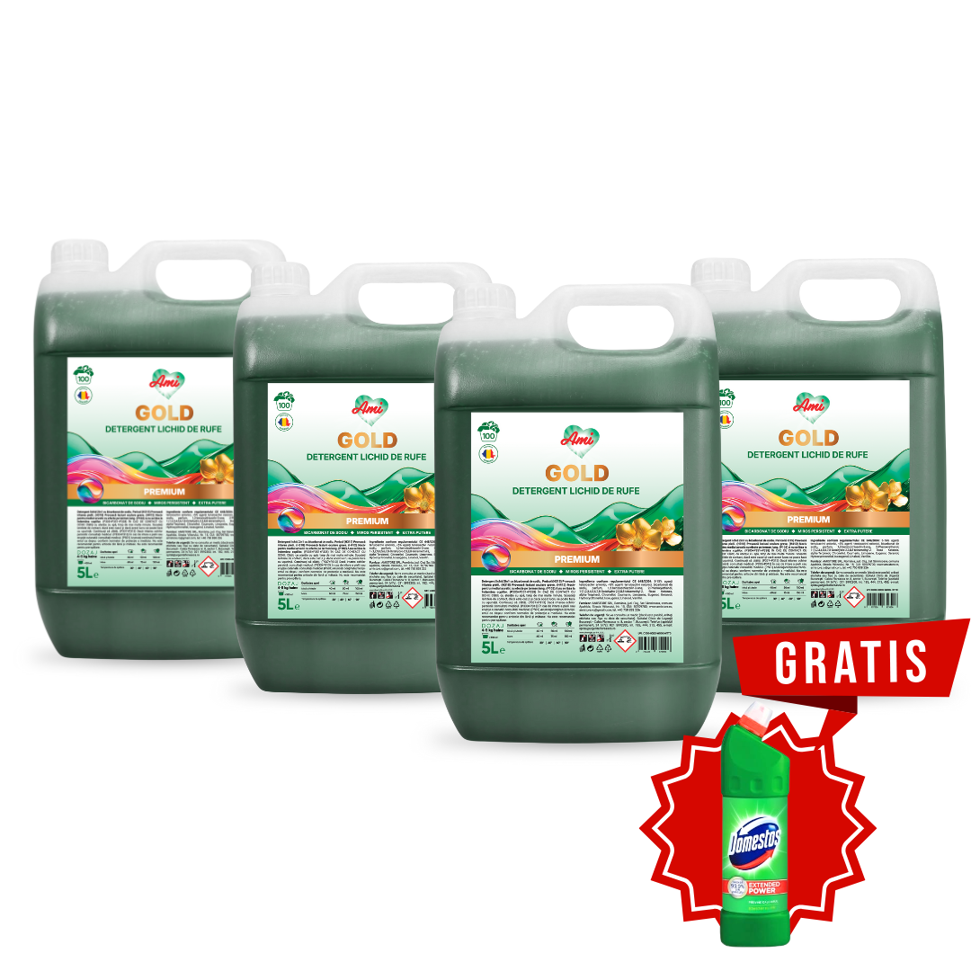 Pachet 4x Detergent GOLD 20L