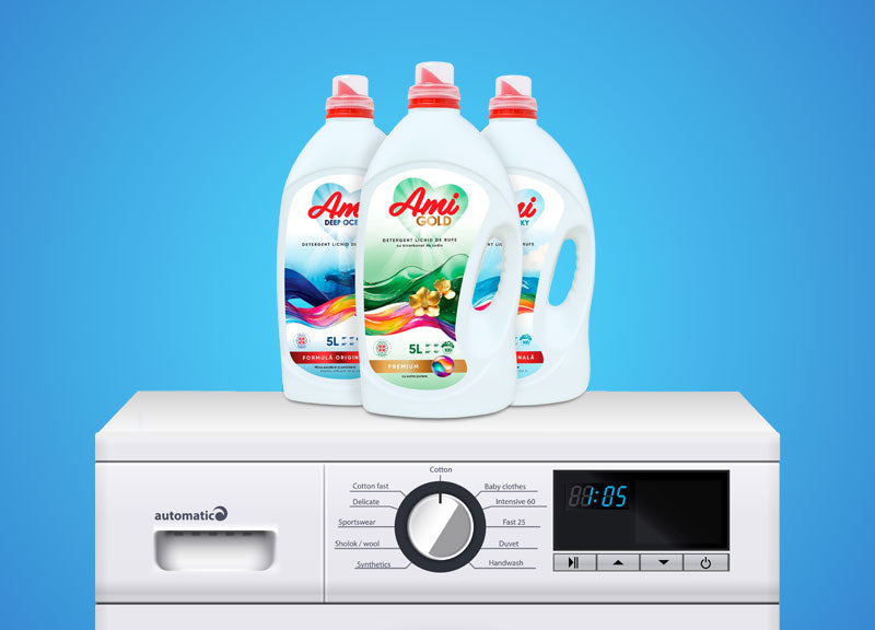 Pachet 3x Detergent Mix: GOLD, DEEP OCEAN, AZURE SKY, 15L