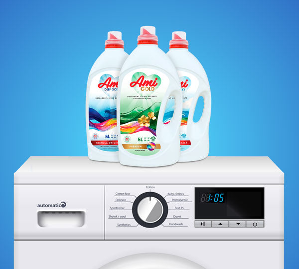 Pachet 3x Detergent Mix: GOLD, DEEP OCEAN, AZURE SKY, 15L