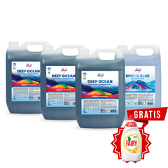 Pachet 3x Detergent DEEP OCEAN + Balsam SPRING BLUE, 20L