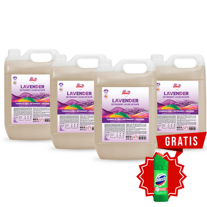 Pachet 4x Detergent AMI LAVENDER, 20L