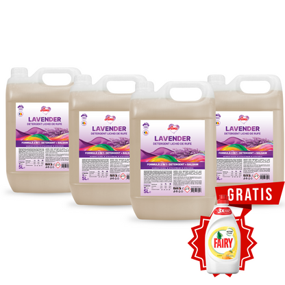 Pachet 4x Detergent AMI LAVENDER, 20L
